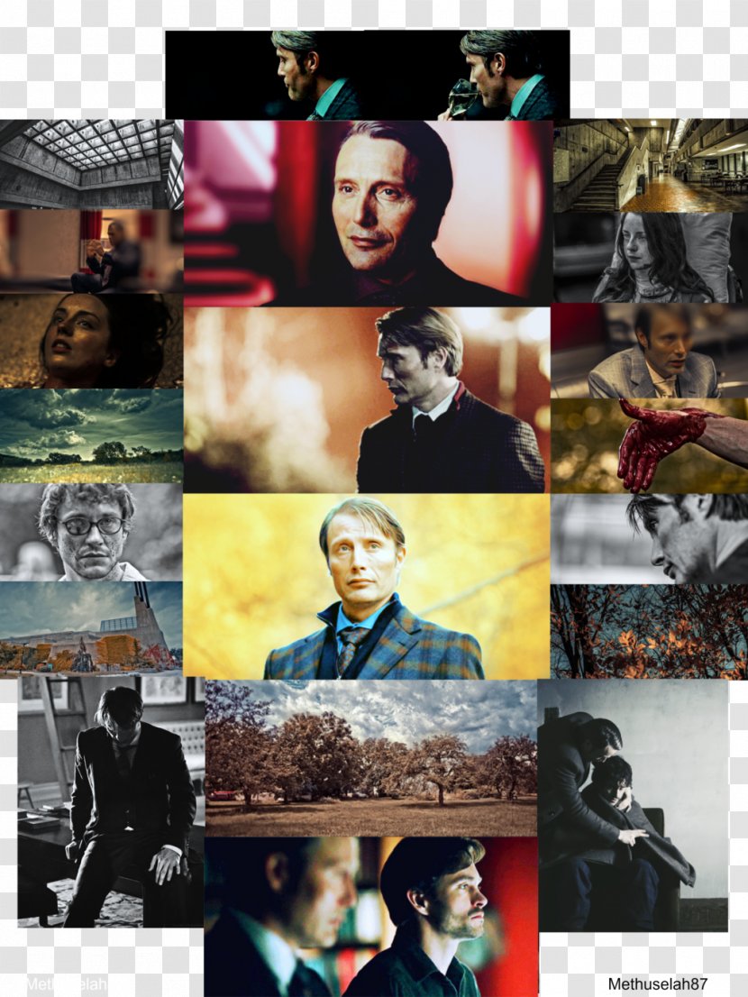 Collage Poster Photomontage Film - Mads Mikkelsen Transparent PNG