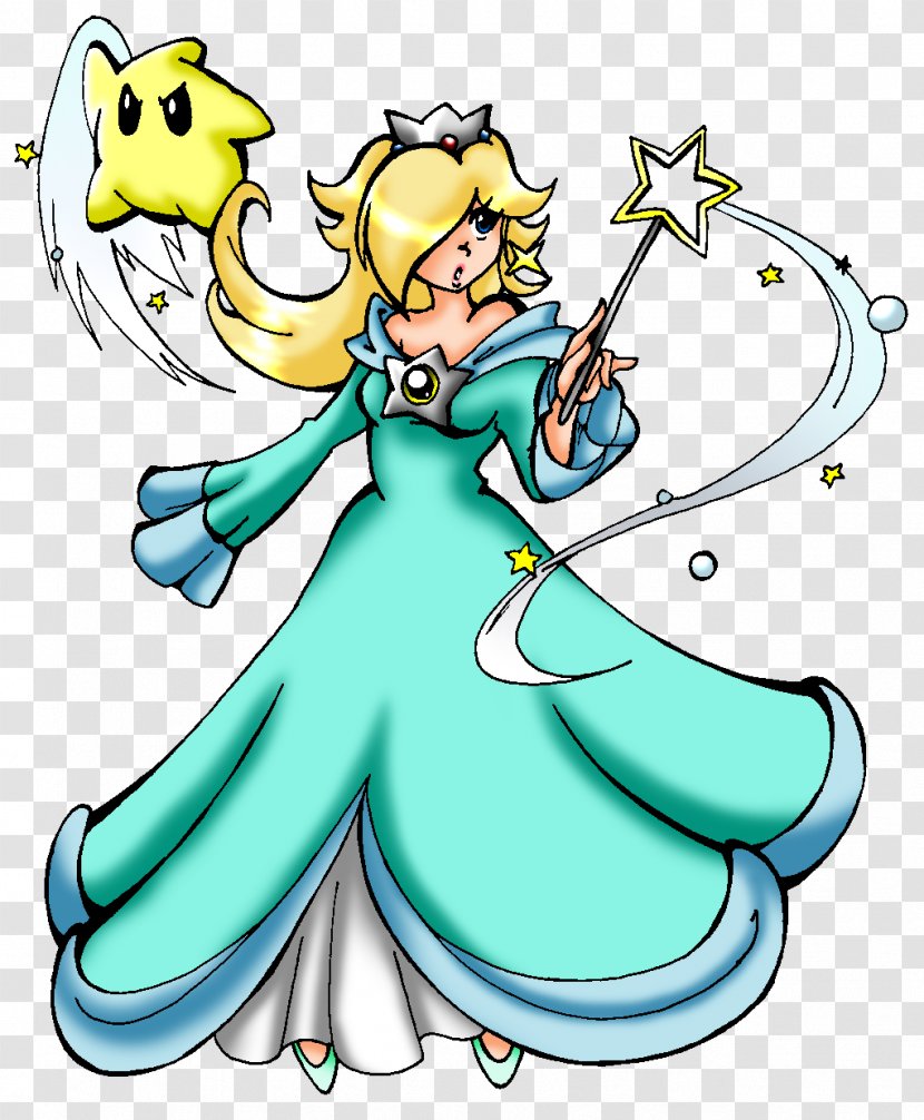 Rosalina Princess Daisy Peach Clip Art Illustration - Mario Transparent PNG
