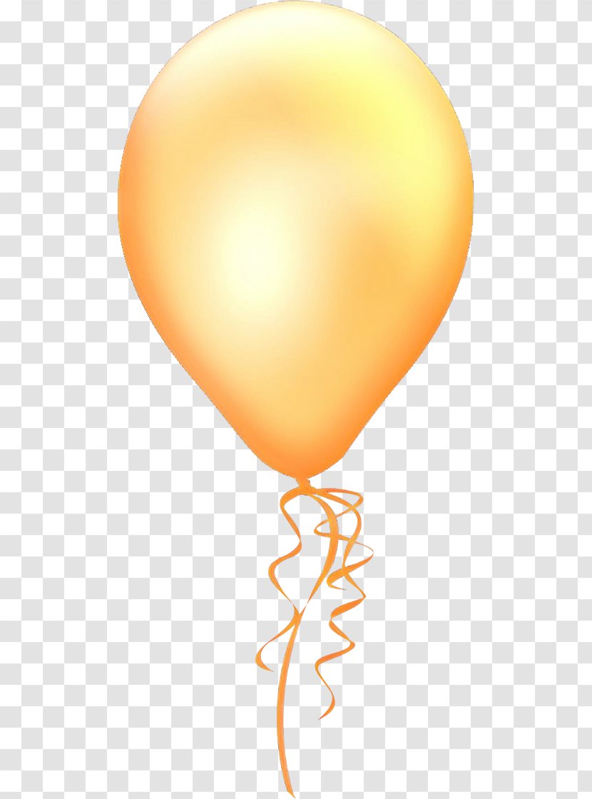 Balloon Heart - Orange - Party Supply Transparent PNG