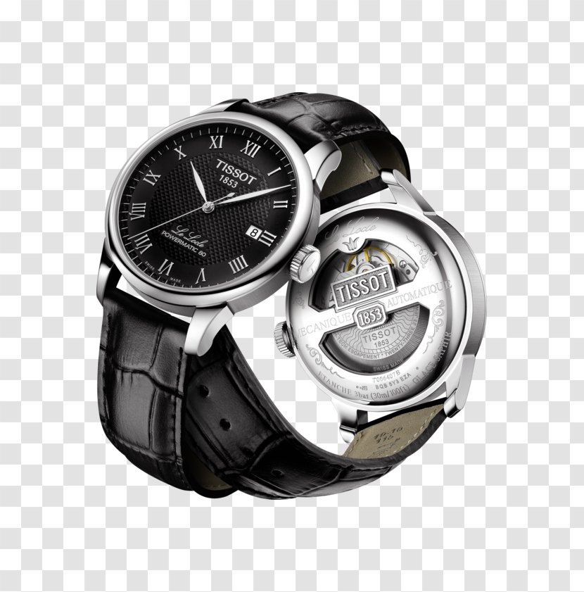 Tissot Men's Le Locle Powermatic 80 Automatic Watch Transparent PNG