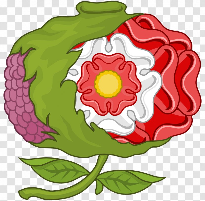 Royal Badges Of England Garden Roses Heraldry Clip Art - Floristry - Chickie Cliparts Transparent PNG