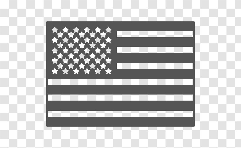 United States Of America Flag Patch Embroidered The T-shirt - Monochrome - Tshirt Transparent PNG