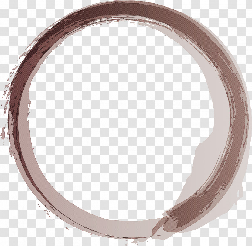 Beige Circle Oval Transparent PNG