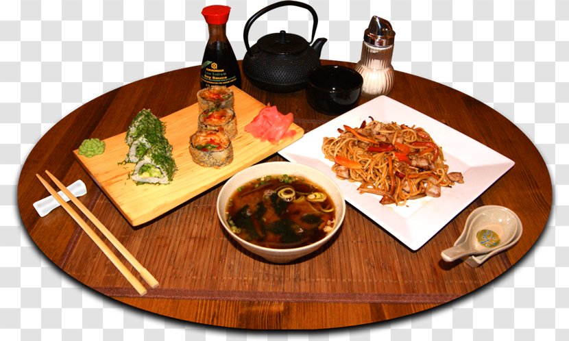 Vegetarian Cuisine Asian Breakfast Lunch Platter - Dish Transparent PNG