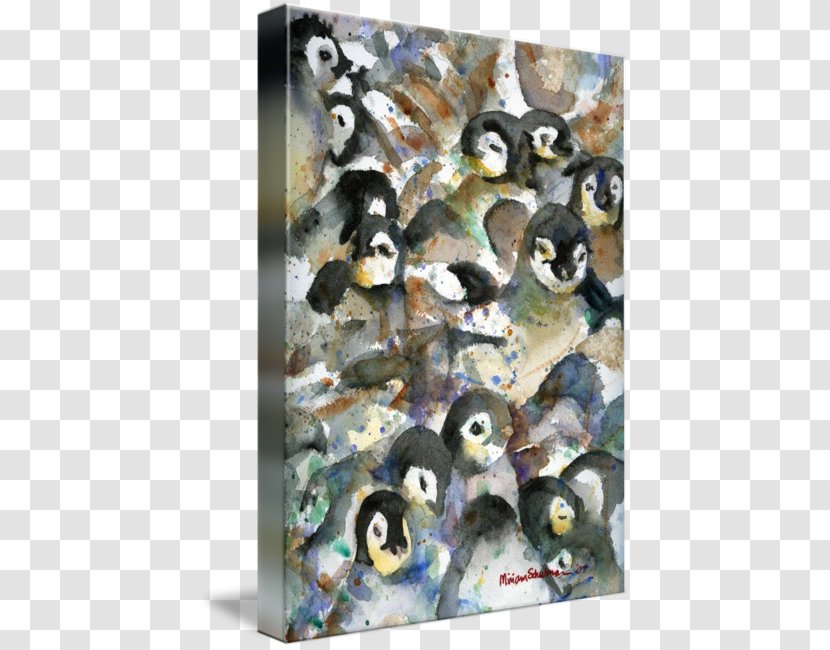 Penguin Watercolor Painting Oil Art - Nursery Transparent PNG