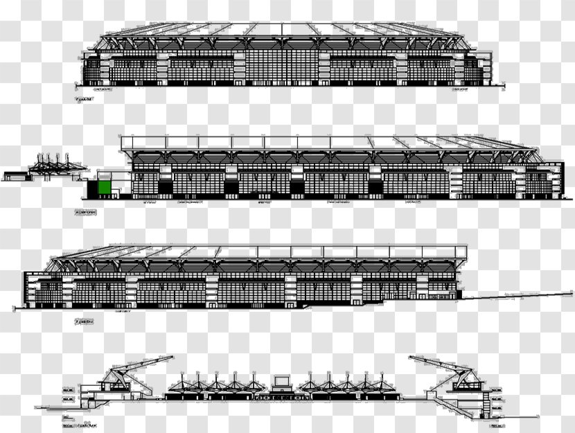 Passenger Car Architecture Train Facade Engineering - Structure Transparent PNG