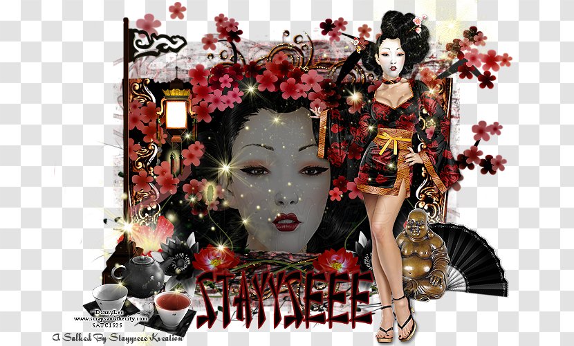 Geisha Album Cover Poster Flower - Gueisha Transparent PNG