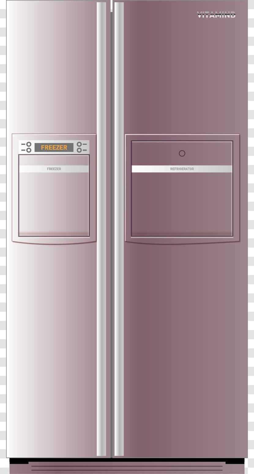Refrigerator Purple Transparent PNG