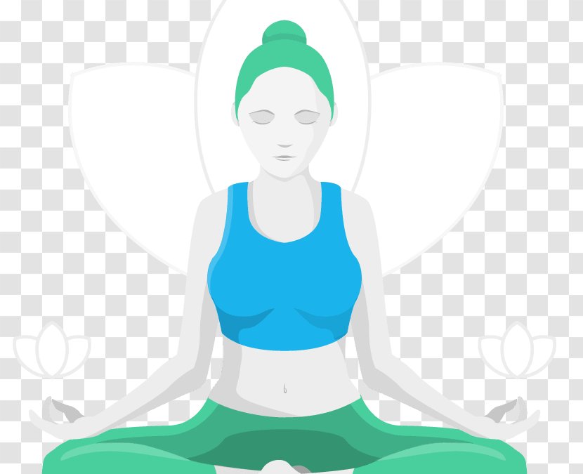 Surya Namaskara Namaste Yoga Exercise Meditation - Green Transparent PNG