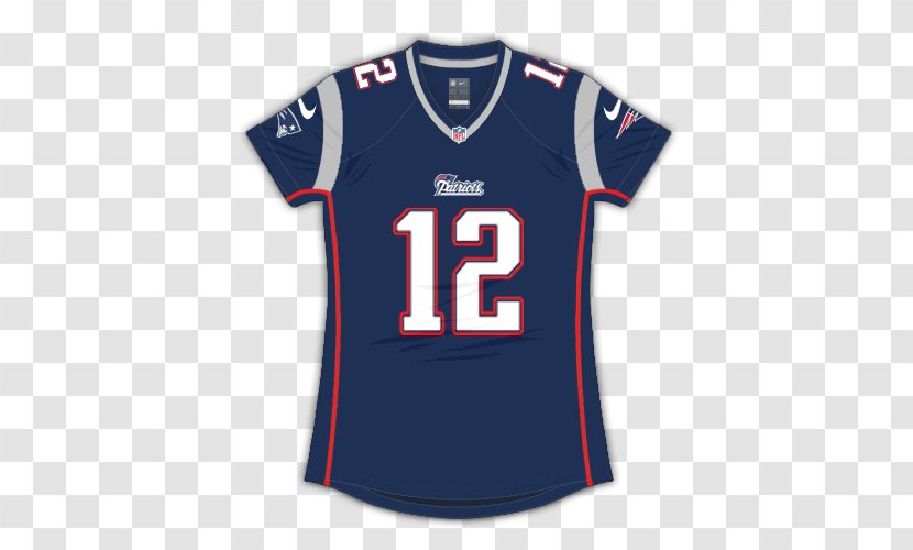 New England Patriots NFL Super Bowl Jersey Autograph - Electric Blue Transparent PNG