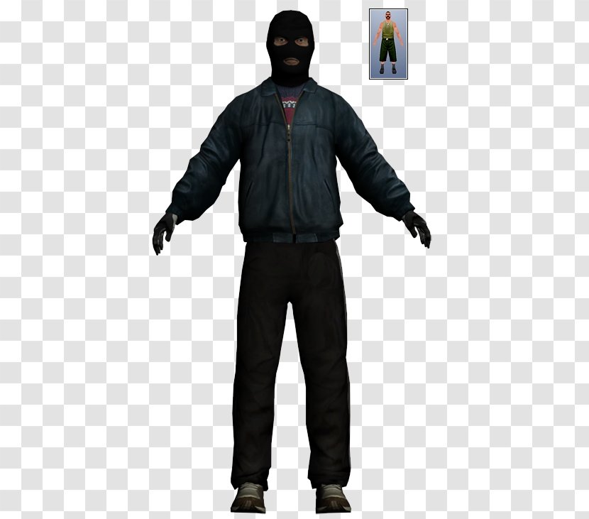 Outerwear - Jacket - Skin Mask Transparent PNG