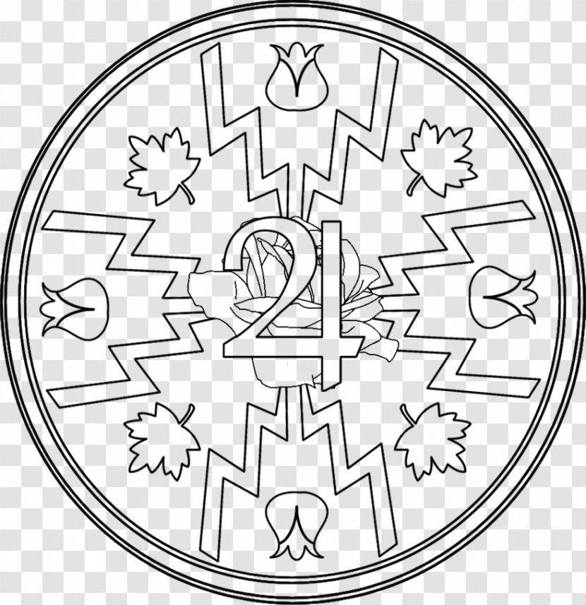 Occult Line Art Circle Key Of Solomon Magic - Pentacle - Texture Transparent PNG