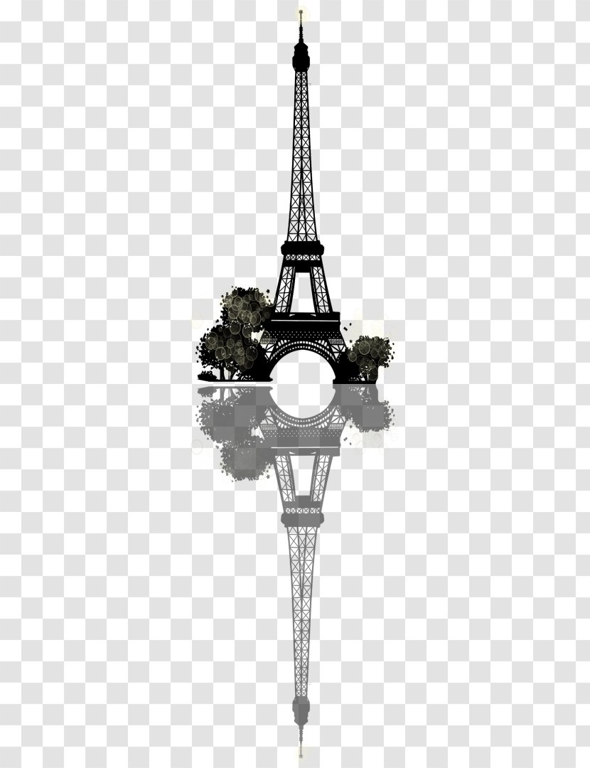 Eiffel Tower Monument Building - Light Fixture Transparent PNG