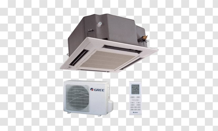 Air Conditioning Fan Coil Unit HVAC Heat Pump Ceiling - Machine Transparent PNG