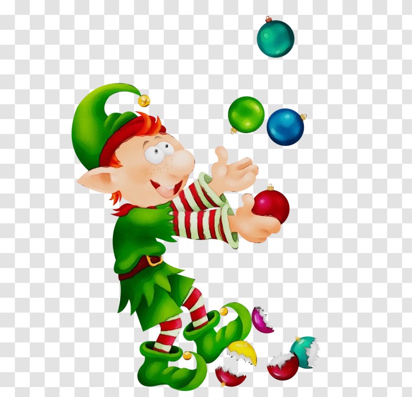 Christmas Elf - Paint Transparent PNG