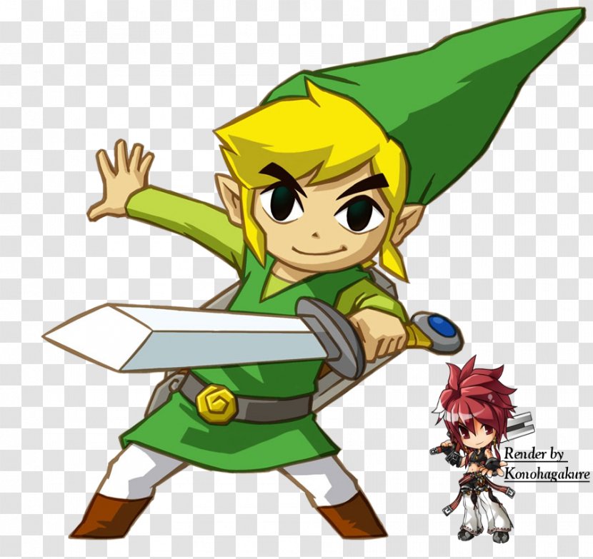 The Legend Of Zelda: Wind Waker Link Ocarina Time Breath Wild Tri Force Heroes - Character - Vector Transparent PNG
