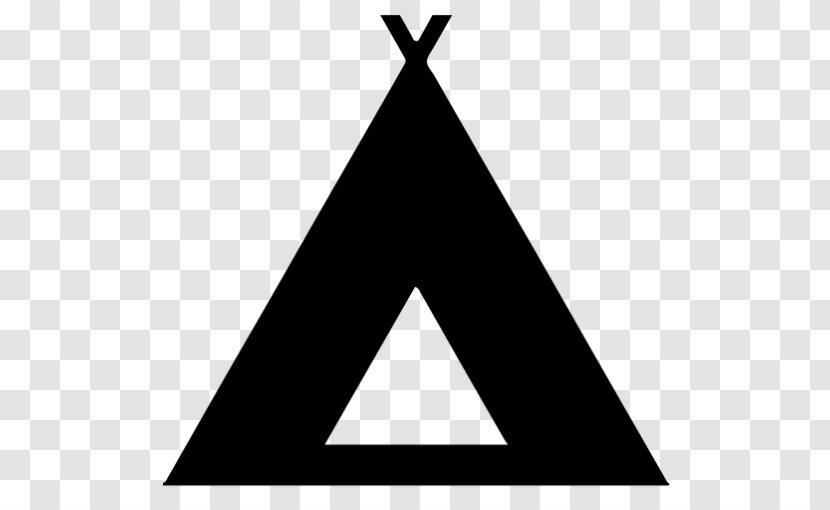 Tent Camping Campsite Silhouette Clip Art - Triangle Transparent PNG
