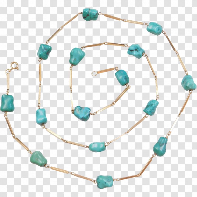 Turquoise Bead Links Necklace Charms & Pendants - Tree - Aqua Transparent PNG