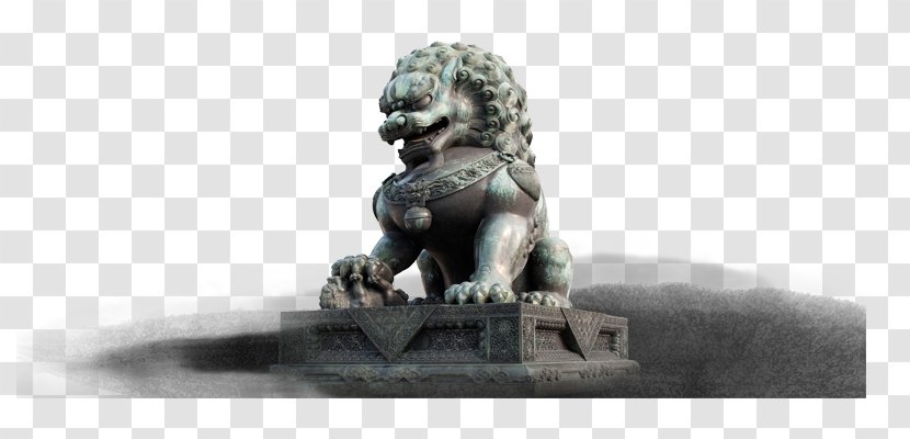 Lion Sculpture Download - Data - Town House Stone Lions Transparent PNG