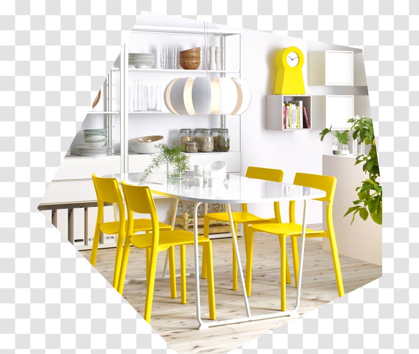 DOCKSTA Dining Table Room Chair IKEA - Yellow Transparent PNG
