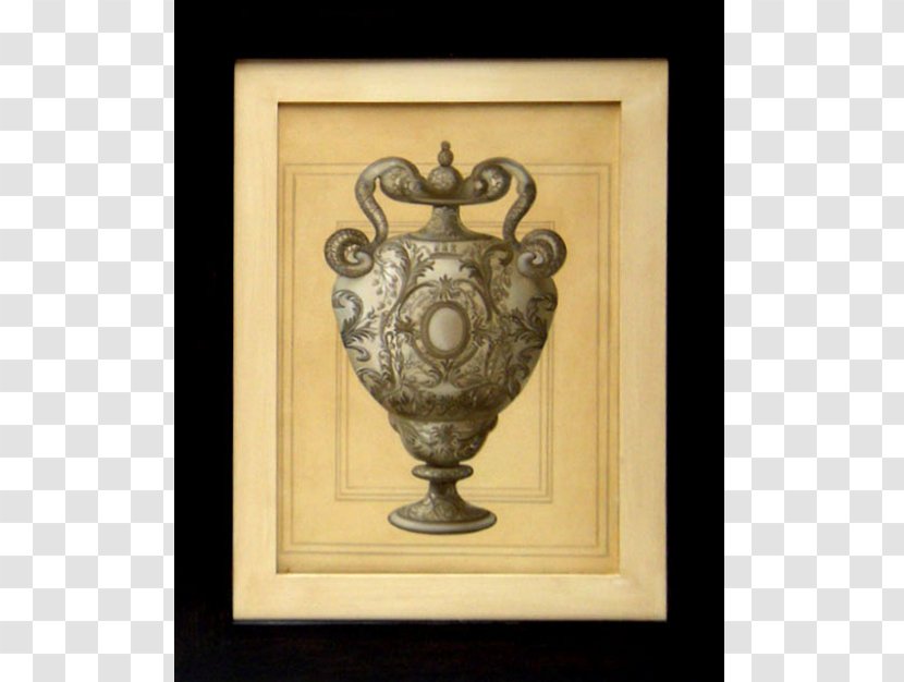 Vase Ceramic Antique Carving Urn - Watercolor Nature Transparent PNG