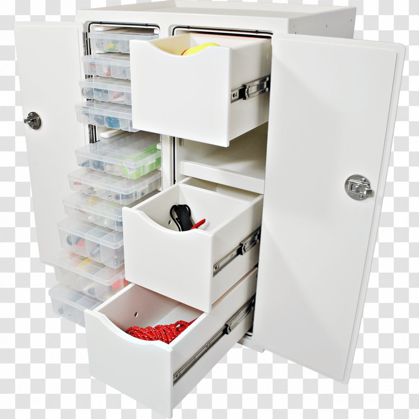 Drawer Fishing Tackle Box Rubbish Bins & Waste Paper Baskets - Safe - Storage Cabinet Transparent PNG