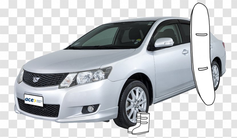 Bumper Mid-size Car Luxury Vehicle Suzuki SX4 - Automotive Tire - Toyota Allion Transparent PNG