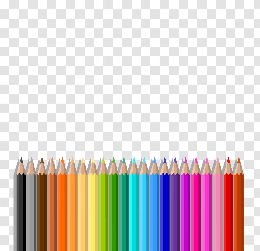 Crayon Colored Pencil - Vector Color Transparent PNG
