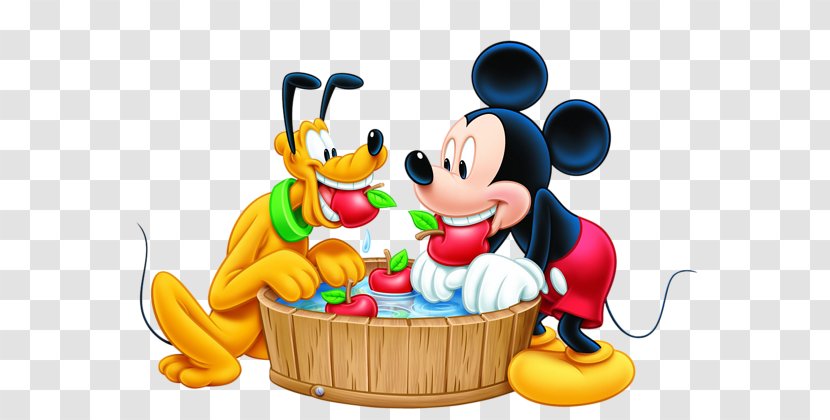 Mickey Mouse Pluto Minnie Donald Duck - Banner Transparent PNG