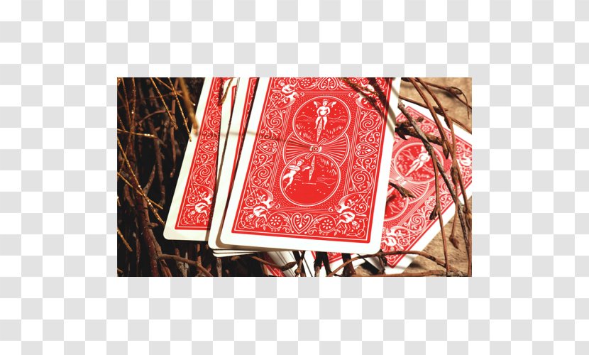 Bicycle Playing Cards Card Manipulation Magic Shop Rectangle - Hand Out Red Envelopes Transparent PNG