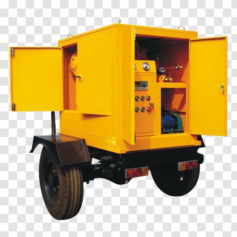 Electric Generator Motor Vehicle Electricity Engine-generator - Yellow Transparent PNG
