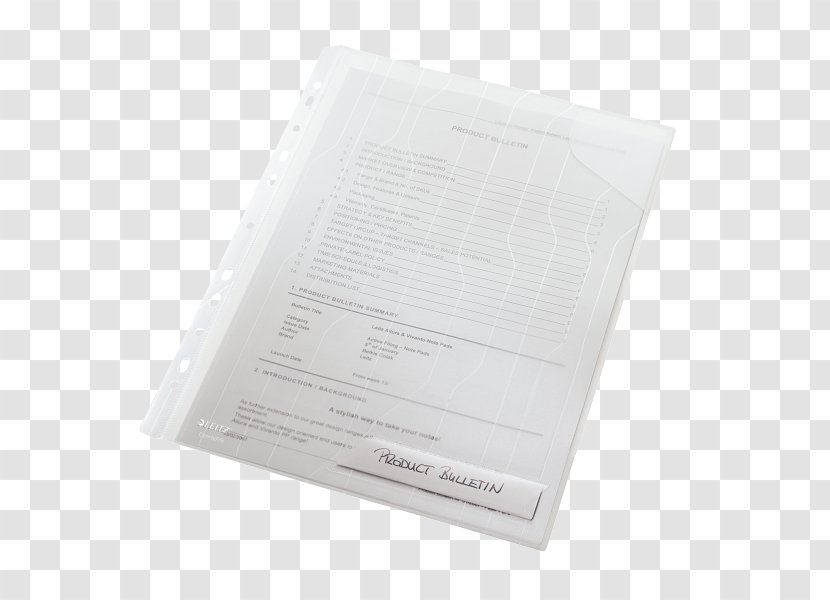 Document Esselte Leitz GmbH & Co KG Punched Pocket Wedding Invitation Organization - Paper - A4 Transparent PNG