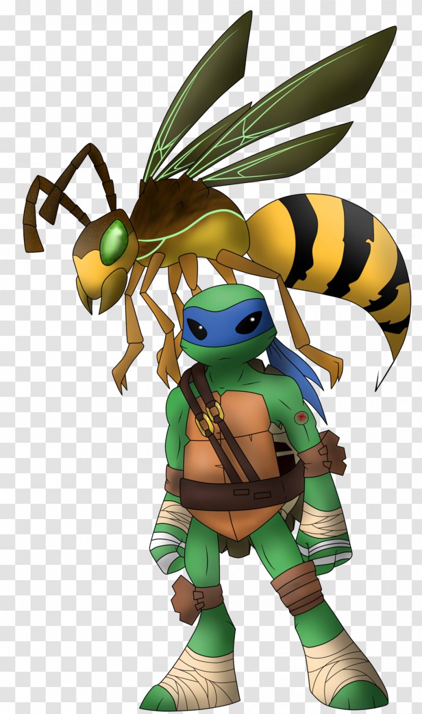 Leonardo Donatello Raphael Teenage Mutant Ninja Turtles Parasitica - Wasp Transparent PNG