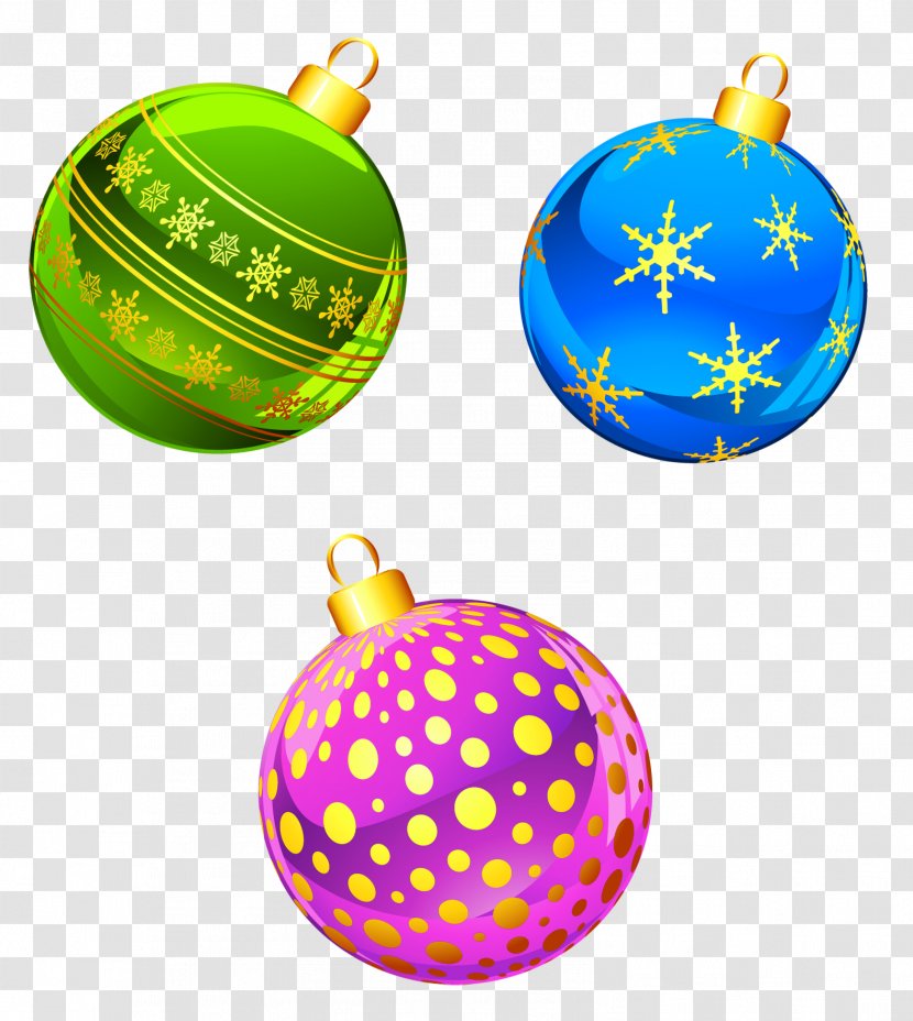Christmas Ornament Decoration Clip Art - Ornaments Cliparts Transparent PNG