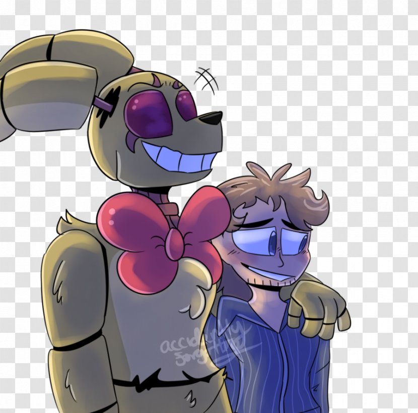 Five Nights At Freddy's: The Silver Eyes Character Fan Fiction Art - Purple - Forgot Transparent PNG