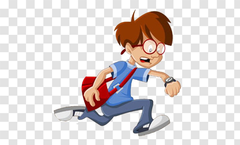 Adolescence Dessin Animxe9 Youth Cartoon Animation - Light Table - Hand-drawn Boys Backpack Watch Material Transparent PNG