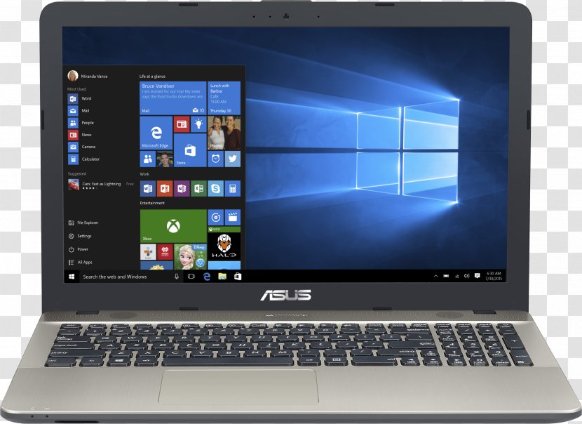 Laptop Intel Core ASUS VivoBook Max X541UA DM978T - I7 Transparent PNG