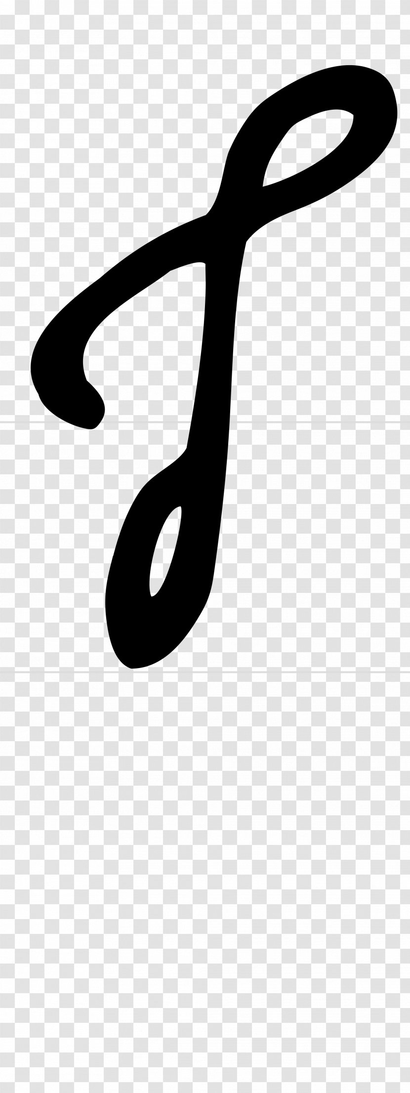 Hebrew Alphabet Cursive Letter Pe - Cade - Hand Writing Transparent PNG