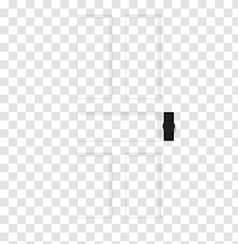 Line Angle - White - Door Transparent PNG