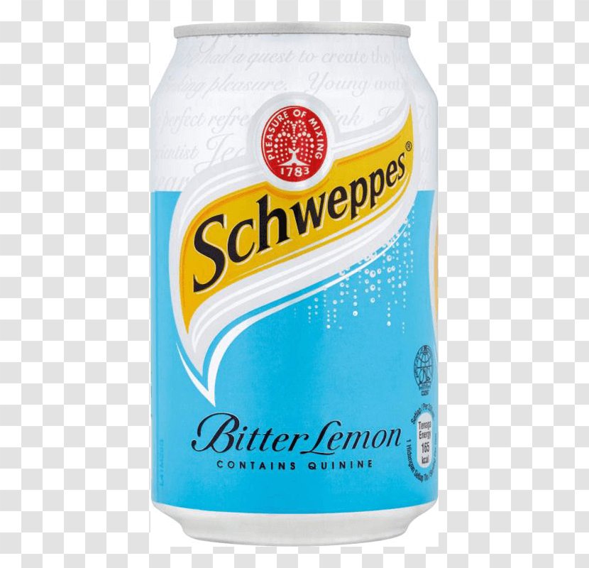Bitter Lemon Drink Water Flavor Schweppes Transparent PNG