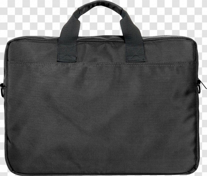 Briefcase Backpack Handbag Leather Strap - Black - Laptop Bag Transparent PNG