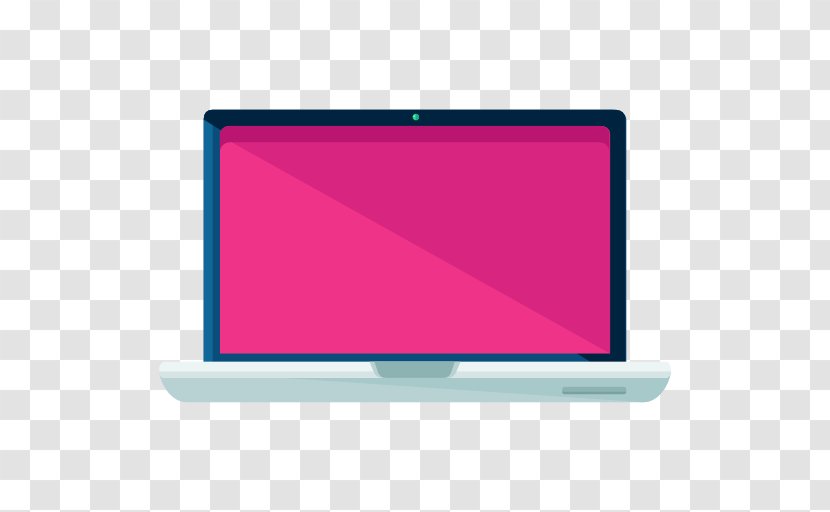 Laptop Display Device Notebook Icon - Magenta Transparent PNG
