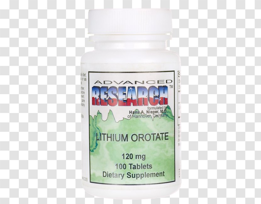Dietary Supplement Lithium Orotate Orotic Acid Tablet Magnesium - Nutrient Transparent PNG