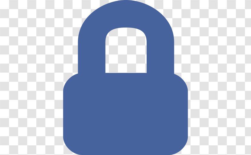 Facebook Privacy - Blue - Secure Transparent PNG