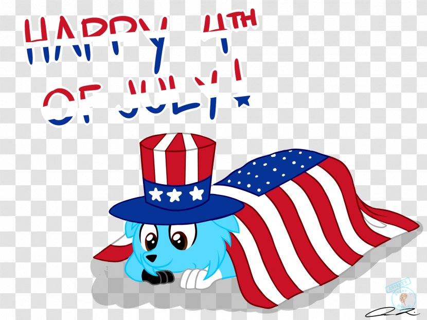 Cartoon Character Line Clip Art - Four Of July Transparent PNG