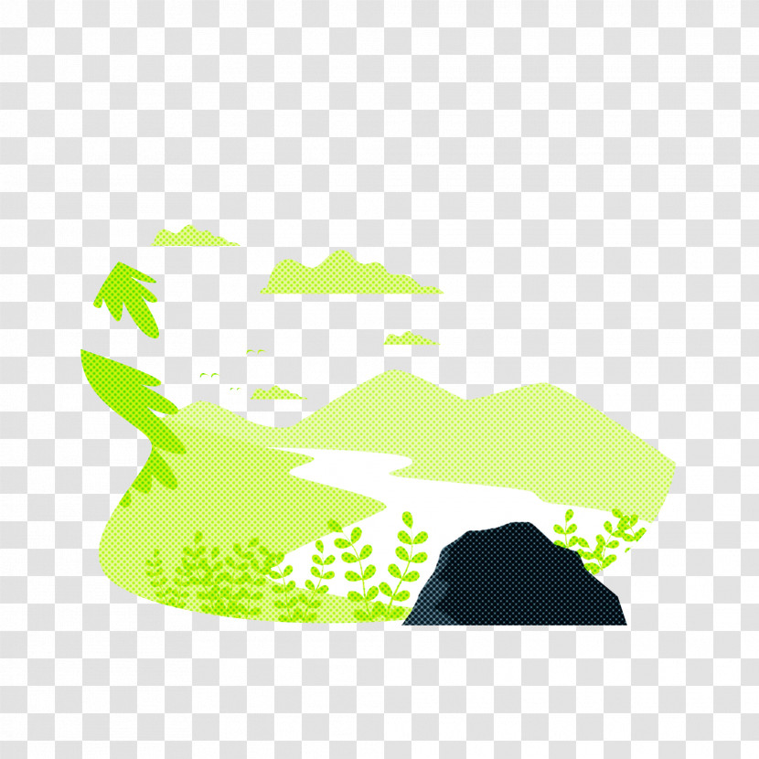 Leaf Logo Green Text Tree Transparent PNG