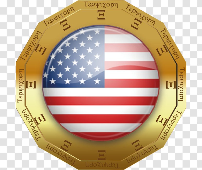 Flag Background - United States - Emblem Metal Transparent PNG