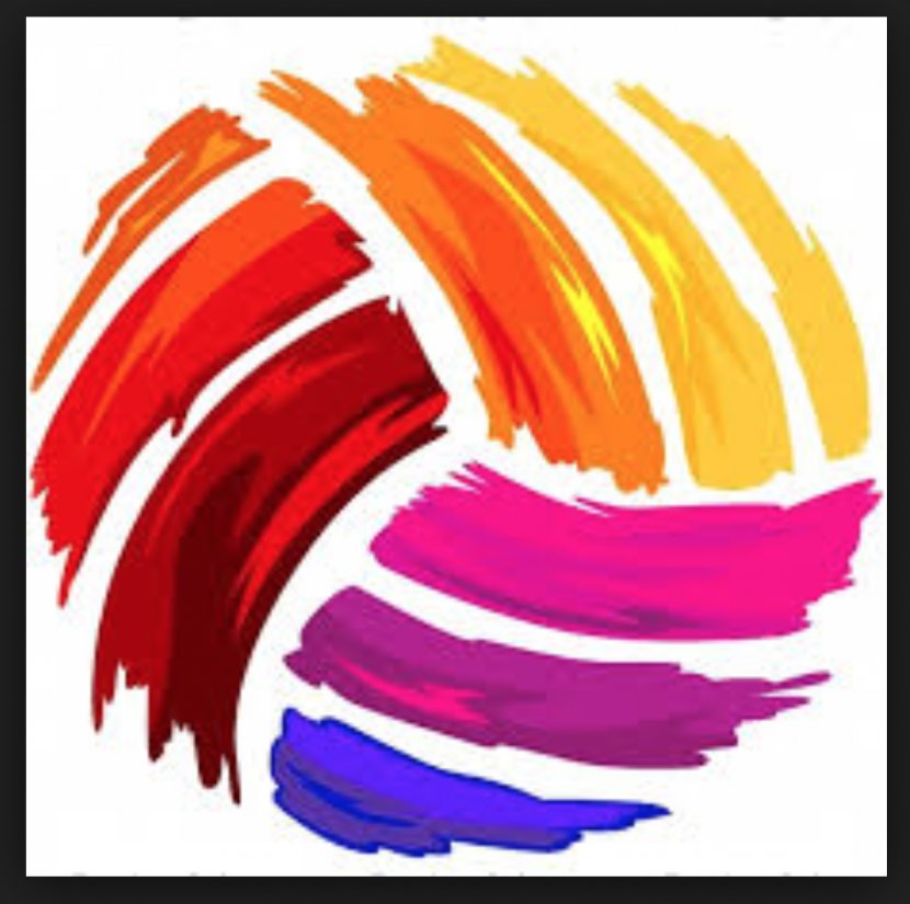 Volleyball Art Painting Clip - Orange Transparent PNG