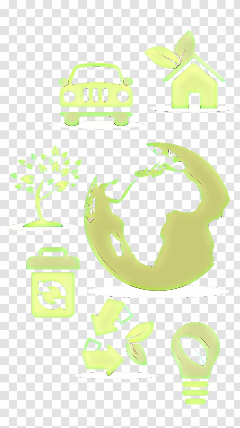 Green Text Yellow Font Logo Transparent PNG