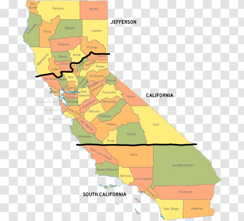 California City World Map Physische Karte Collection - Golden Border Vector Boundary Transparent PNG